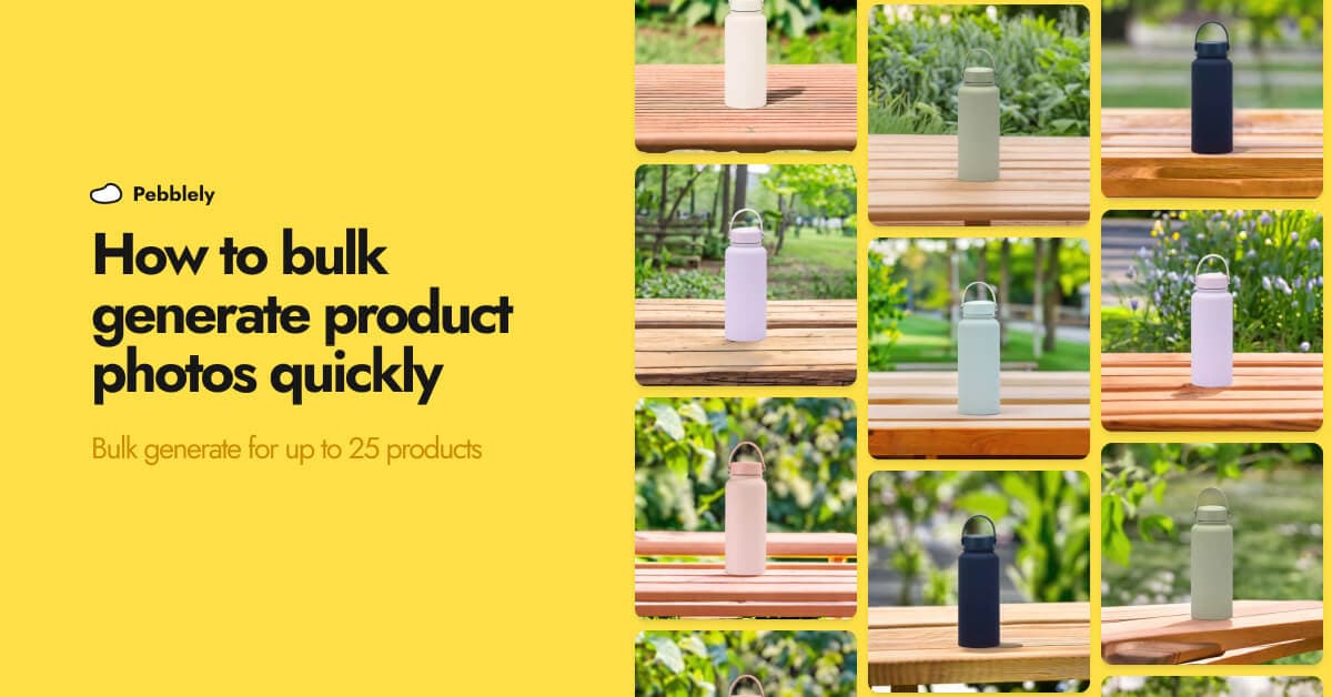 How to Bulk Generate Product Photos With Similar Backgrounds for Different Products.