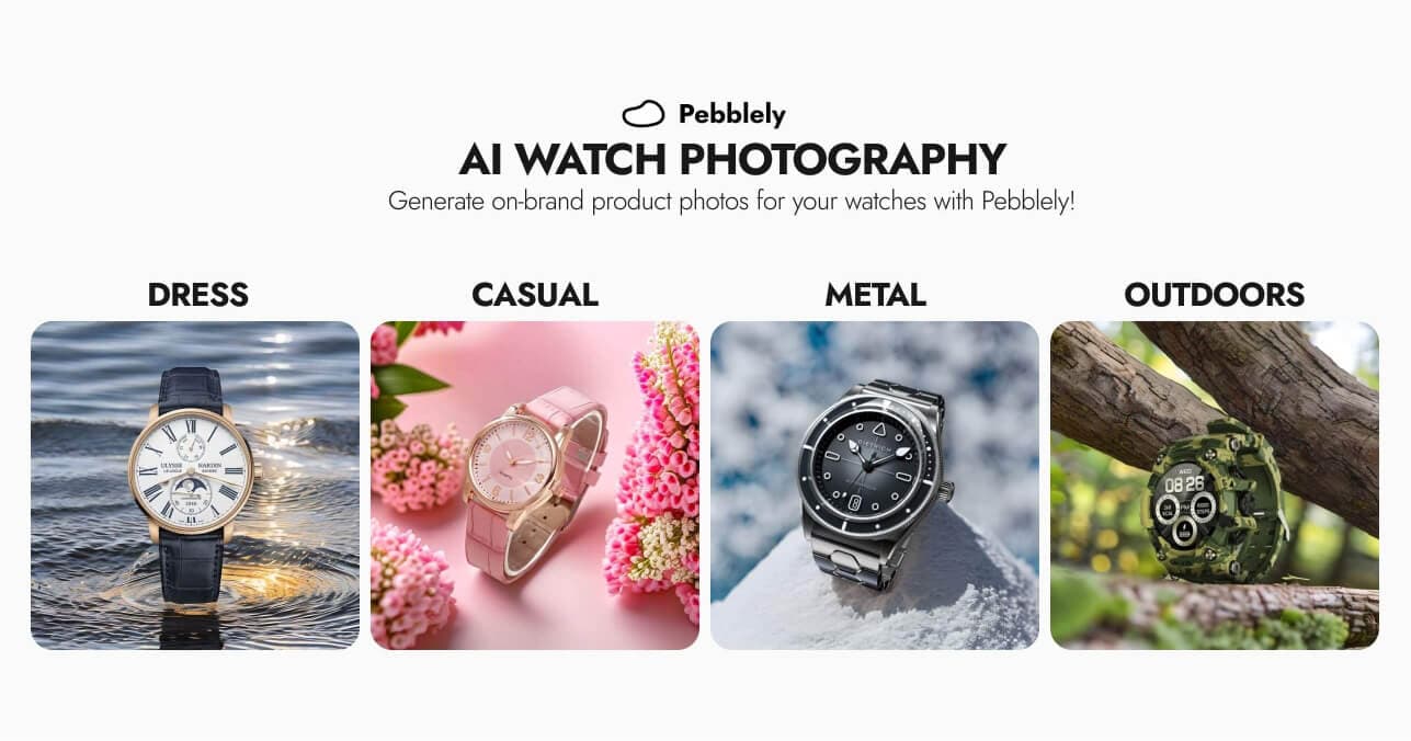 How to Generate Professional Watch Photos with AI.